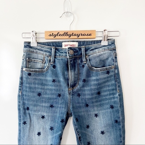 Driftwood Jackie Starry Night Embroidered Jeans - Picture 4 of 14